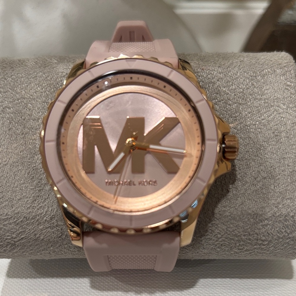 Michael Kors Blush and Gold Watch